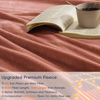 PHF Ultra Soft Fleece Blanket Twin Size, No Shed No Pilling Luxury Plush Cozy - Image 4