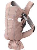 BabyBjörn Baby Carrier Mini, 3D Mesh, Dusty Pink | Newborn Carrier, Easy-to-Use by BabyBj%C3%B6rn