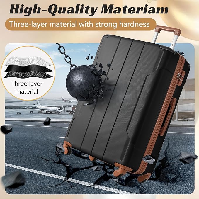 Merax Luggage Sets 2 Piece Suitcases - Image 8