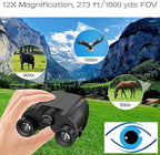 12x25 Compact Binoculars for Adults & Kids, High Powered Lightweight Waterproof - Image 6
