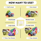 ECO ROOTS Laundry Detergent Sheets 64 loads | ECO FRIENDLY Unscented Sheets - Image 6