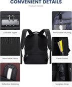 LOVEVOOK Travel Backpack for Men 17inch Large Work Backpack for Men Large - Image 5