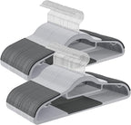 SONGMICS Pack of 60 Coat Hangers, Space-Saving Plastic Clothes Hangers by SONGMICSbySONGMICSHOME