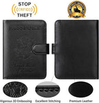Passport Holder Cover Wallet RFID Blocking Leather Card Case Travel Accessories - Image 2