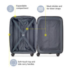 Helium Aero Hardside Expandable Luggage with Spinner Wheels (Teal / Carry-On Plus 21 Inch)