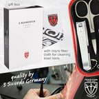 3 Swords Germany – brand quality 8 piece manicure pedicure grooming kit set - Image 6
