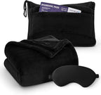 Bedsure Travel Blanket Airplane Compact by BEDSURE