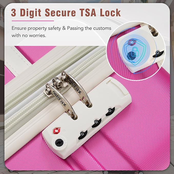 Merax Suitcase Set 28 inches Expandable Luggage - Image 6