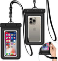 IPX8 Floating Waterproof Phone Case 2-Pack, 7.2 Inch Waterproof Phone Pouch by Welcometothesun