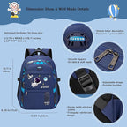 MITOWERMI Astronaut Backpack for Boys School Bags Space Kids Backpack for - Image 2