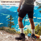 BULLIANT Compression Socks for Men 6Pairs, Athletic Crew Socks Cushioned For - Image 7