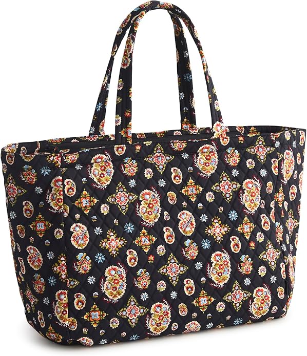 Premium Cotton Knollton Travel Tote Bag by VeraBradley