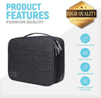 Electronics Travel Organizer, Large Double Layer Portable Waterproof Travel - Image 2