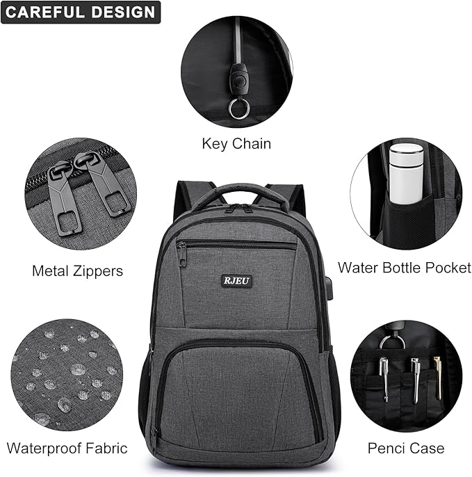 School Backpack for Teens & College Students - Image 3