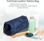 HLC Leather Toiletry Bag for Men - Image 6