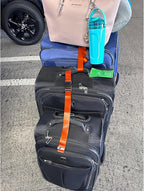 2Pack Luggage Straps for Suitcases, Travel Connector for Carry On Bag, Add Bag - Image 7