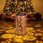 Homemory Sunflower Solar Lanterns Lights Outdoor Waterproof, Hollowed-Out Metal - Image 2