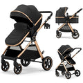 2 in 1 Baby Stroller, Convertible Bassinet Pushchair by ACCOMBE