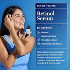 TruSkin Face Serum Trio – Vitamin C, Retinol & Hyaluronic Acid Anti-Aging Serums for Face – AM, PM & All-Day Skincare Routine – Brightening, Smoothing & Hydrating Facial Serums, 1 fl oz Each