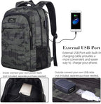 MATEIN Travel Backpack with USB, Sturdy College School Backpack - Image 2