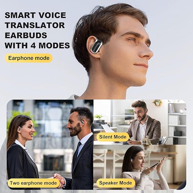 Wireless Earbuds, Translation Earbuds Real Time- Audifonos Traductores Inglés - Image 2