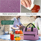 HOMESPON Insulated Lunch Bag for Women Men Lunch Box Cooler Lunch Tote for Work - Image 7