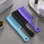 Wide Tooth comb, Large Detangling Comb for Women and Men, Durable Styling Brush for Curly, Long, Wet Hair Types - Professional Hair Care.