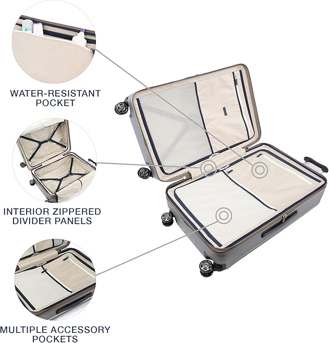 Travelpro Platinum Elite Hardside Expandable Spinner Wheel Luggage TSA Lock - Image 5