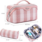 BOYATU Makeup Bag Travel Cosmetic Bag: 3 Pcs Set Portable Make up Bags - Image 7