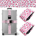 Pink Leopard Luggage Straps for Suitcases TSA Approved, Luggage Identifiers for by Unknown