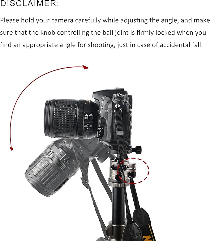 BONFOTO Portable Aluminum Alloy B674A Lightweight Camera Travel Tripod Monopod - Image 6
