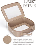 Popvibe Clear Makeup Bag Travel Cosmetic Case Transparent Toiletry Bag - Image 5