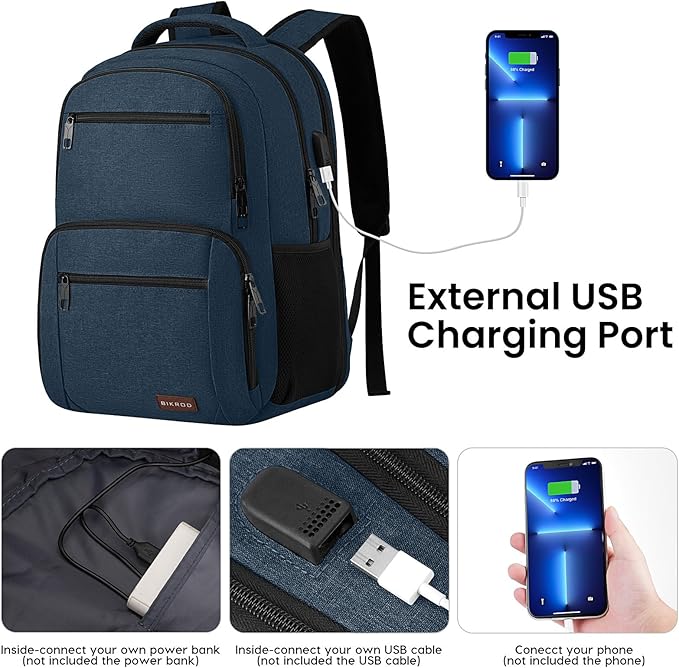 Backpack for Boys Men, School Backpack for Teens Girls, Lightweight Casual High - Image 4