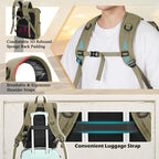 RAINSMORE Camera Bag Backpack for DSLR/SLR Mirrorless 15.6 Inch Laptop Camera - Image 8