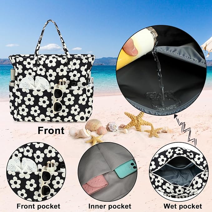Waterproof Beach Tote Pool Bags - Image 6