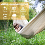 ANYOO Cotton Hammock Portable Camping Hammocks - Image 4