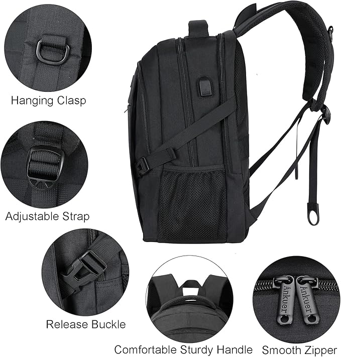 ANKUER Backpacks for Men Women, Backpack Fits Up 15.6 in Laptop Backpack for - Image 7