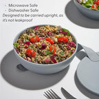 W&P Porter Plastic Bowl Lunch Container w/ Protective Non-slip Exterior - Image 6