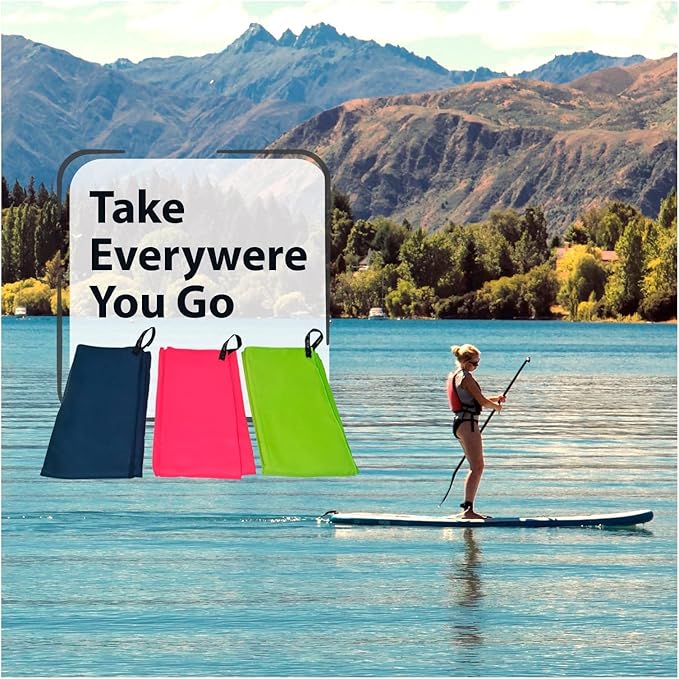 Outdoors Microfiber Towel Fast Drying Soft Feel Fast Action Drying - Image 8