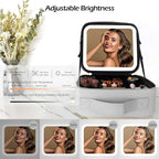 MOMIRA Makeup Bag with Mirror and Light Travel Makeup Train Case Cosmetic Bag - Image 4