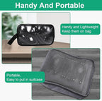 12 PCS Black Portable Folding Clothes Hangers, Non-Slip Folding Hangers - Image 5