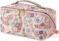 Aveniee Travel Makeup Bag for Women, Large Cosmetic Organizer by Aveniee