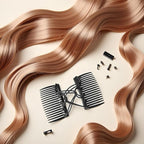Black Adjustable Elastic Hair Comb,Stretchy Double Comb Hair Clip,No Crease Hair Pins Double Slides Hairpins Combs Women Hairs Styling Accessories Hairs Care Styling Tools and Appliances