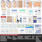 First-Aid-Kit-for-Car-Home-Travel-Camping-Businesses, Compact Waterproof Hard - Image 6