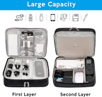 Electronic Organizer Travel Case, Travel Cord Organizer Case Portable - Image 7
