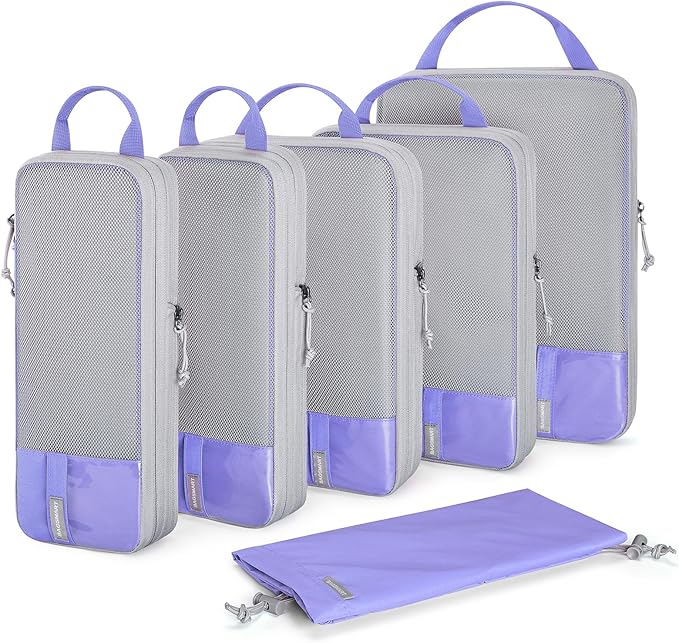 BAGSMART 6 Set Compression Packing Cubes by BAGSMART