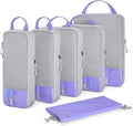 BAGSMART 6 Set Compression Packing Cubes by BAGSMART