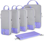 BAGSMART 6 Set Compression Packing Cubes by BAGSMART