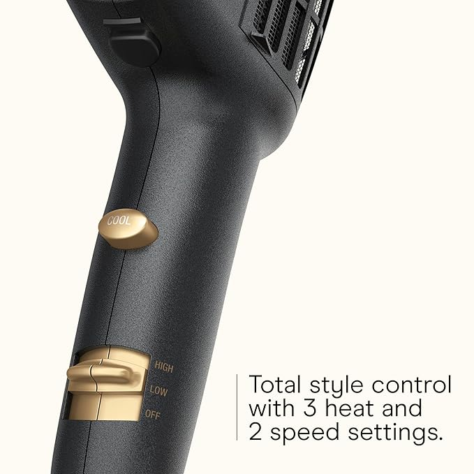INFINITIPRO BY CONAIR 3-in-1 Styling Hair Dryer, 1875W Hair Dryer and 3 Attachments