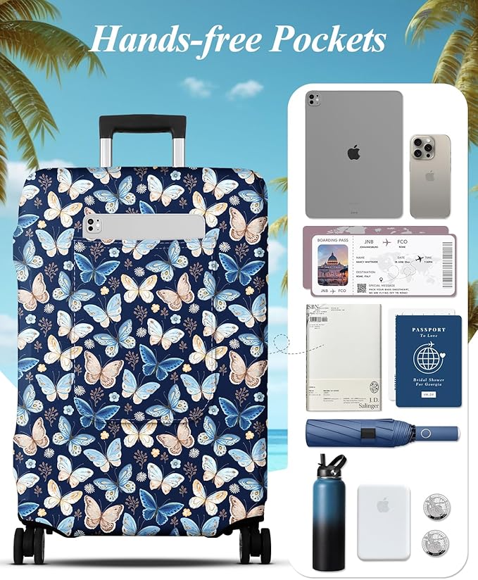 Slohif Luggage Cover for Suitcase Tsa Approved Protector - Image 3